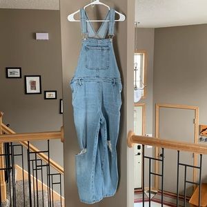 Wild Fable Wide Leg Denim Overalls